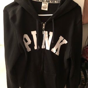 PINK zip up hoodie